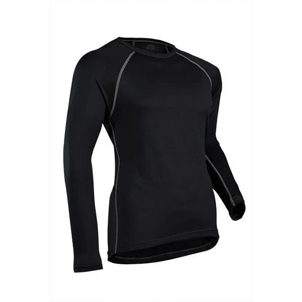 Coldpruf Quest Performance Crew Top - Black 1 Coldpruf Quest Performance Crew Top - Black