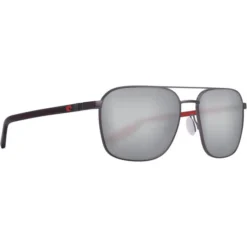 Costa Del Mar Wader Shiny Dark Gunmetal - 580G W/ Gray Silver Mirror Lens