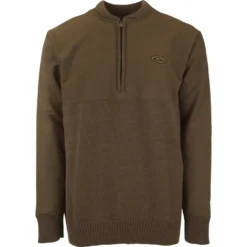 Drake Solid 1/4 Zip Wool Sweater