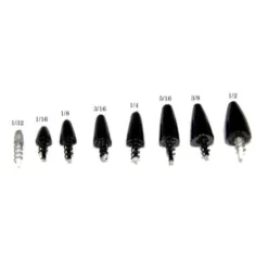 Gambler Florida Rig Screw-In Weight - 3/8oz Black