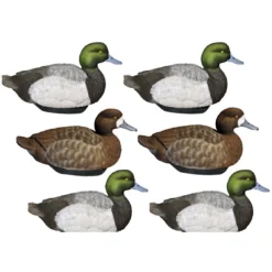 Heyday Hydrofoam Bluebill Floater Duck Decoys 6pk