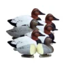 Higdon Battleship Foam Filled Canvasback Duck Floater Decoys - 6pk- 16634