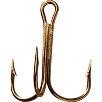 Mustad Treble Hook Bronze 5pk 1 Mustad Treble Hook Bronze 5pk